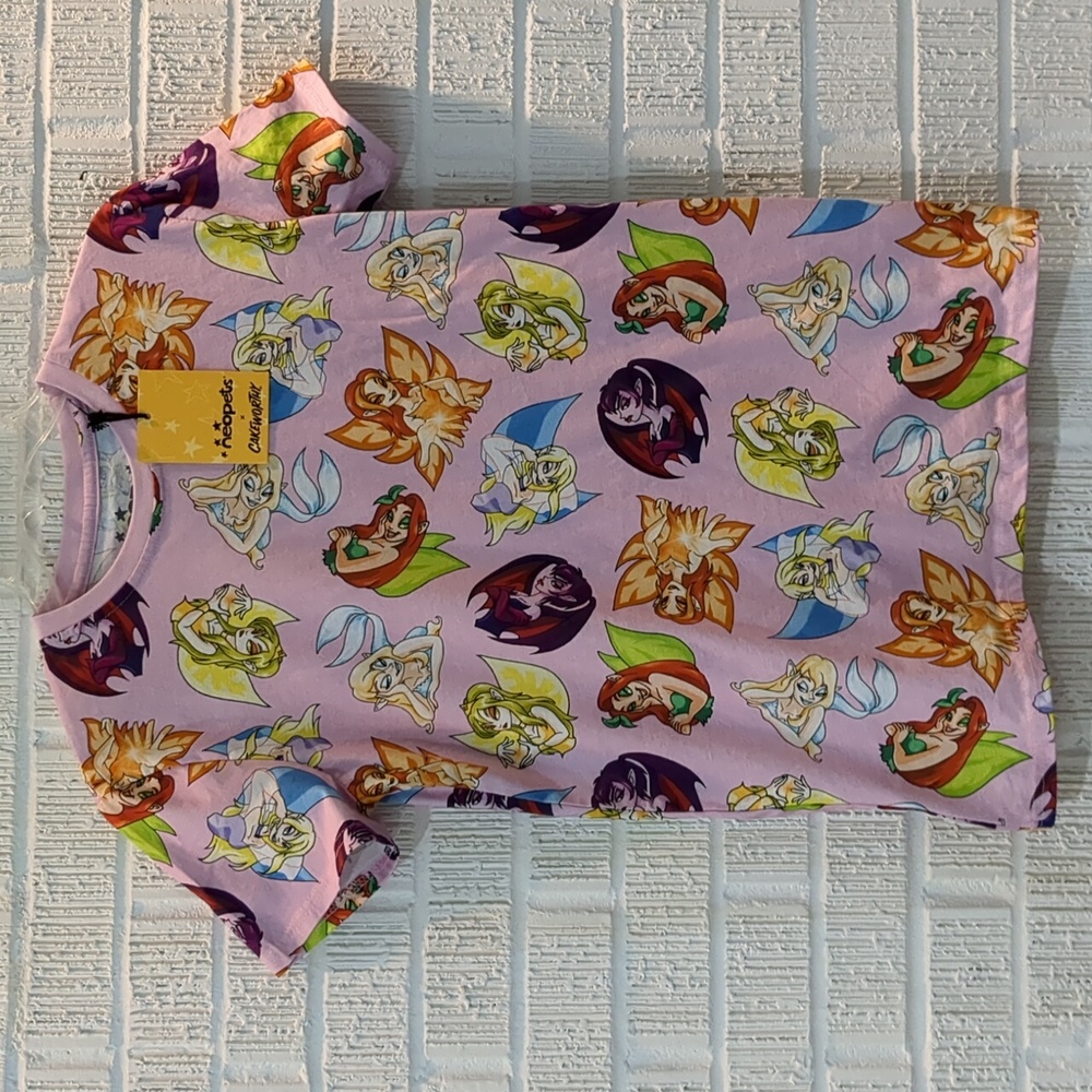 Neopets Cakeworthy AOP faerie shirt S